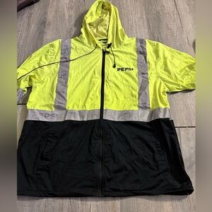 Pepsi Zero High visibility Reflective jacket XL uniform work wear